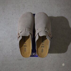 Birkenstocks Boston Soft Footbed Suede Leather